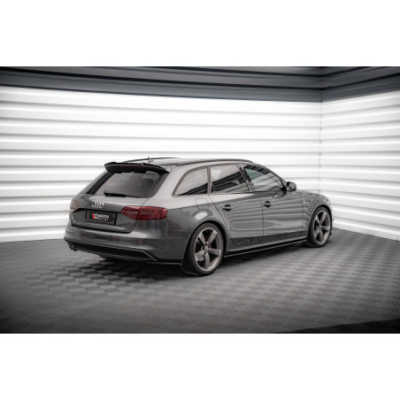 Splitters posteriori laterali V.2 Audi A4 S-Line Avant B8 Facelift (Cod. M-AU-A4-B8F-SLINE-AV-RSD2G)