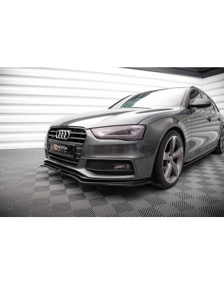 SPLITTER ANTERIORE V.4 Audi A4 S-Line / S4 B8 Facelift (Cod. M-AU-A4-B8F-SLINE-FD2G)