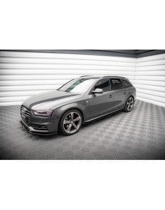 Diffusori minigonne V.2 Audi A4 / A4 S-Line / S4 B8  (Cod. M-AU-A4-B8F-SLINE-SD1G)