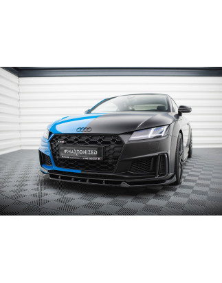 SPLITTER ANTERIORE V.1 Audi TT S / TT S-Line 8S Facelift (Cod. M-AU-TT-3F-S-FD1G)