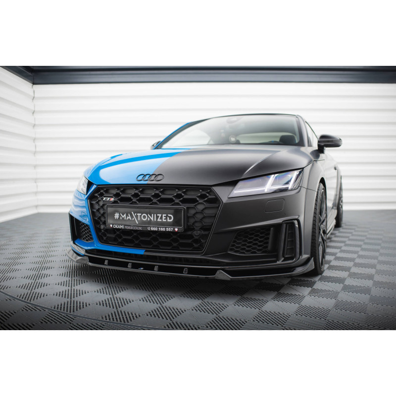 SPLITTER ANTERIORE V.1 Audi TT S / TT S-Line 8S Facelift (Cod. M-AU-TT-3F-S-FD1G) SPLITTER ANTERIORE V.1 Audi TT S / TT S-Line 8S Facelift (Cod. M-AU-TT-3F-S-FD1G)