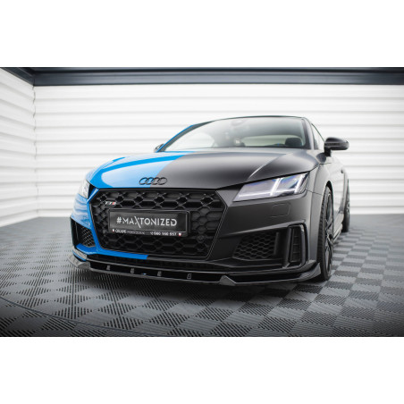 SPLITTER ANTERIORE V.1 Audi TT S / TT S-Line 8S Facelift (Cod. M-AU-TT-3F-S-FD1G)