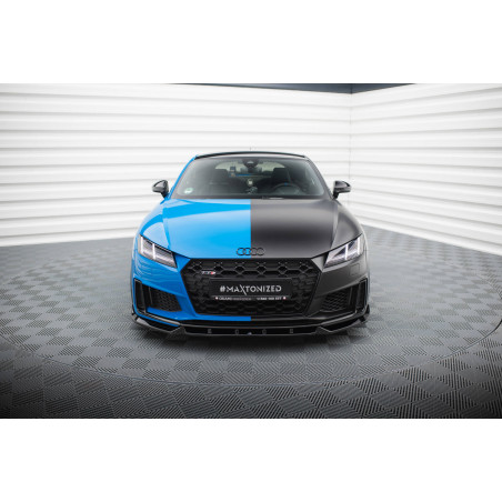 SPLITTER ANTERIORE V.1 Audi TT S / TT S-Line 8S Facelift (Cod. M-AU-TT-3F-S-FD1G)