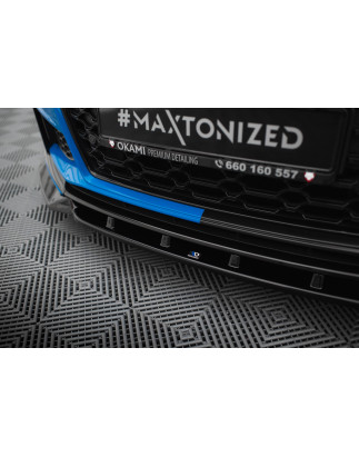 SPLITTER ANTERIORE V.1 Audi TT S / TT S-Line 8S Facelift (Cod. M-AU-TT-3F-S-FD1G)