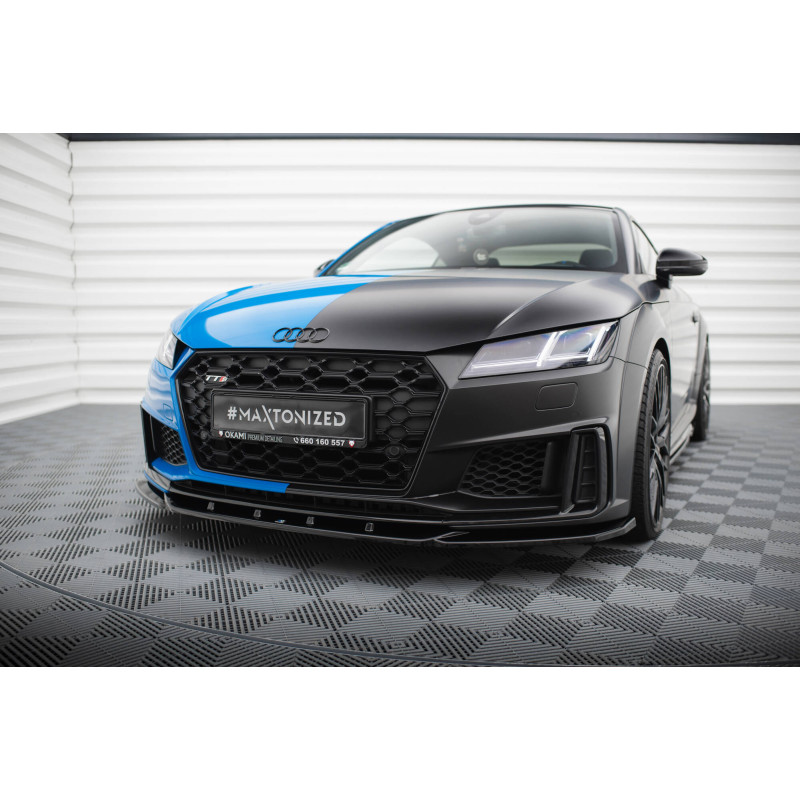 SPLITTER ANTERIORE V.2 Audi TT S / TT S-Line 8S Facelift (Cod. M-AU-TT-3F-S-FD2G)