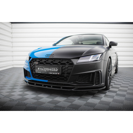 SPLITTER ANTERIORE V.2 Audi TT S / TT S-Line 8S Facelift (Cod. M-AU-TT-3F-S-FD2G)