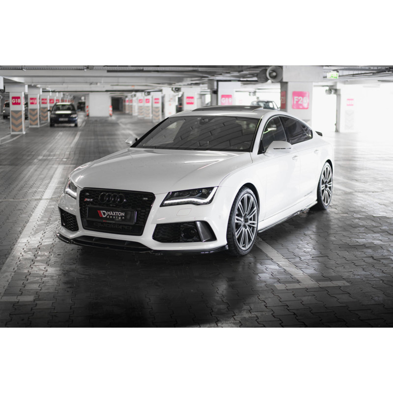 SPLITTER ANTERIORE V.4 Audi RS7 C7 (Cod. M-AU-RS7-1F-FD4G)