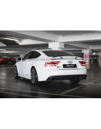 Splitters posteriori laterali V.2 Audi RS7 C7 (Cod. M-AU-RS7-1F-RSD2G)