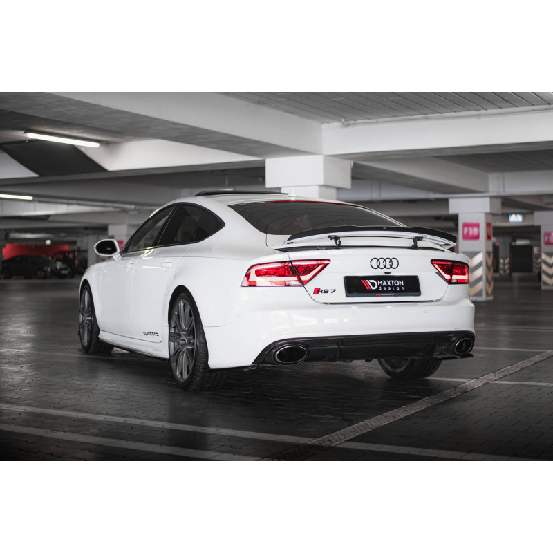 Splitters posteriori laterali V.2 Audi RS7 C7 (Cod. M-AU-RS7-1F-RSD2G)