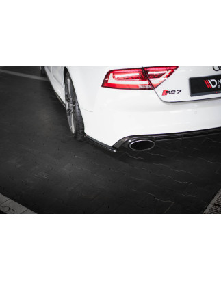 Splitters posteriori laterali V.2 Audi RS7 C7 (Cod. M-AU-RS7-1F-RSD2G)