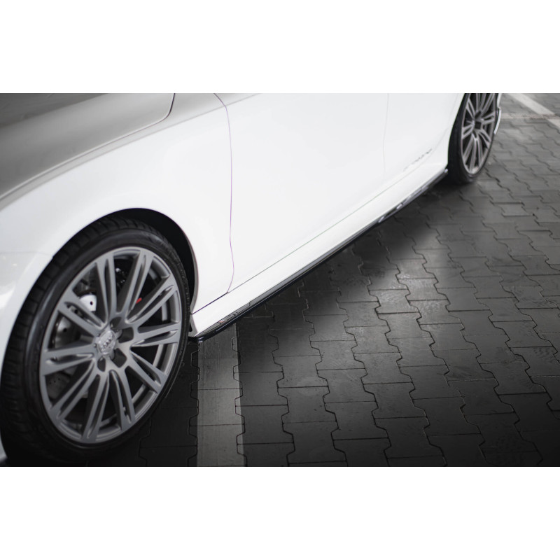 Diffusori minigonne V.2 Audi RS7 C7 (Cod. M-AU-RS7-1F-SD2G)