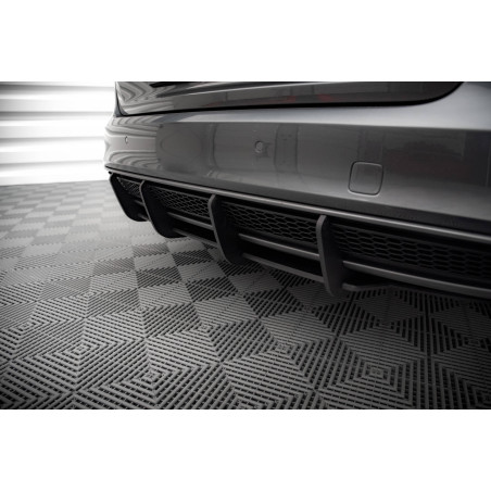 DIFFUSORE POSTERIORE street pro Audi A4 S-Line B8 Facelift (Cod. M-AUA4B8FSLINECNC-RS1B)