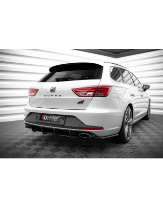 DIFFUSORE POSTERIORE street pro Seat Leon Cupra Sportstourer Mk3 (Cod. M-SELE3CUSTCNC-RS1B)