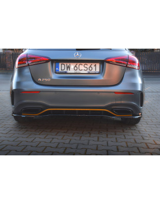 Splitter posteriore (con barre verticali) Mercedes-Benz A  AMG Line W177 (Cod. M-ME-A-177-AMGLINE-RD