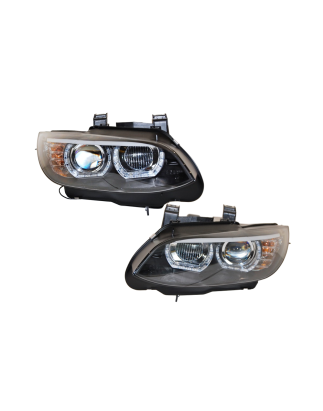 Fari Anteriori BMW E92 / E93 07-10 Nero Xenon (Cod. E-FAB0149)