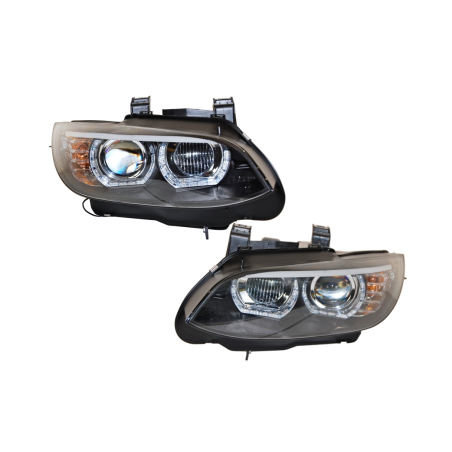 Fari Anteriori BMW E92 / E93 07-10 Nero Xenon (Cod. E-FAB0149)