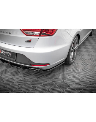 Splitters posteriori laterali V.1 Seat Leon Cupra Sportstourer Mk3 (Cod. M-SE-LE-3-CU-ST-RSD1G)