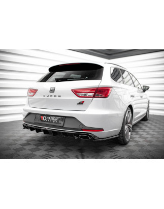 Splitters posteriori laterali V.2 Seat Leon Cupra Sportstourer Mk3 (Cod. M-SE-LE-3-CU-ST-RSD2G)