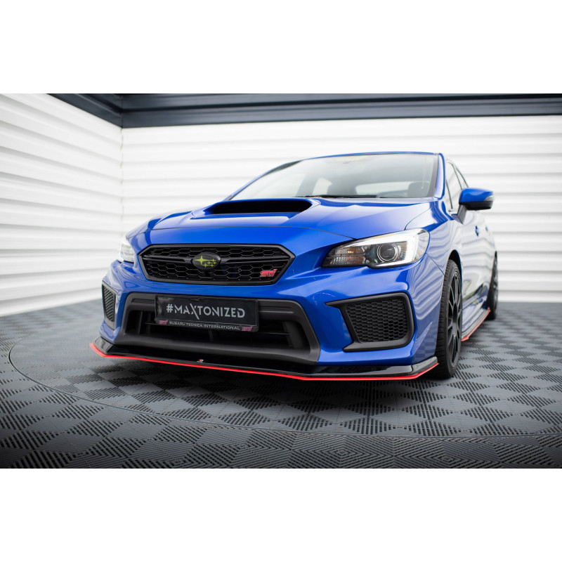SPLITTER ANTERIORE V.2 Subaru WRX STI Mk1 Facelift (Cod. M-SU-IM-4F-WRX-STI-FD1G+FD1RRED)