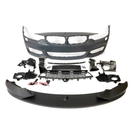 Paraurti Anteriore BMW F32 F33 F36 Look M Performance Spoiler ABS (Cod. E-TCBF3211027)