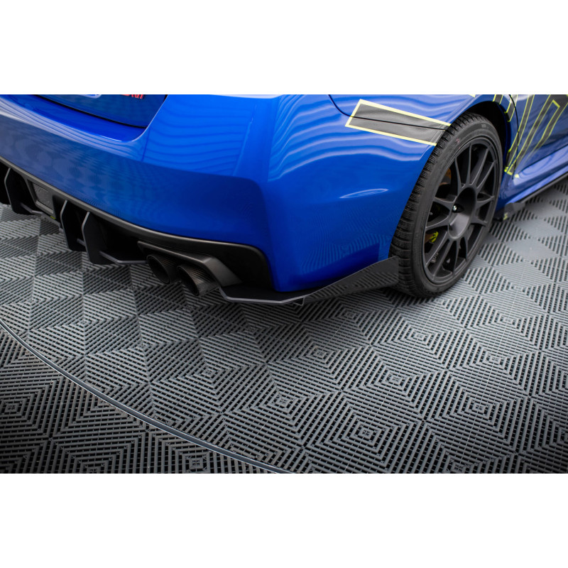 Splitters posteriori laterali Street Pro + Flaps Subaru WRX STI Mk1 (Cod. M-SUIM4FWRXSTICNC-RSD1B+RS