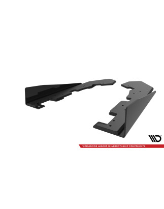 Splitters posteriori laterali Street Pro + Flaps Subaru WRX STI Mk1 (Cod. M-SUIM4FWRXSTICNC-RSD1B+RS