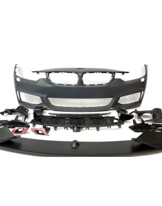 Paraurti Anteriore BMW F32 F33 F36 Look M Performance Spoiler ABS (Cod. E-TCBF3211027)