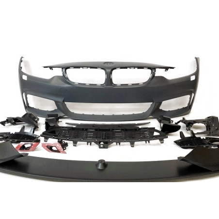 Paraurti Anteriore BMW F32 F33 F36 Look M Performance Spoiler ABS (Cod. E-TCBF3211027)