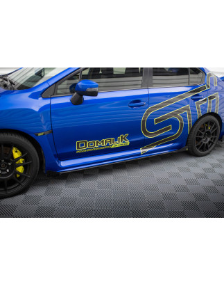 Diffusori minigonne street pro + Flaps Subaru WRX STI Mk1 (Cod. M-SUIM4FWRXSTICNC-SD1B+SF1G)