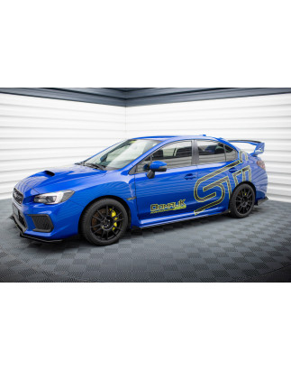 Diffusori minigonne street pro + Flaps Subaru WRX STI Mk1 (Cod. M-SUIM4FWRXSTICNC-SD1B+SF1G)