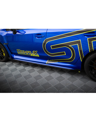 Diffusori minigonne street pro + Flaps Subaru WRX STI Mk1 (Cod. M-SUIM4FWRXSTICNC-SD1B+SF1G)