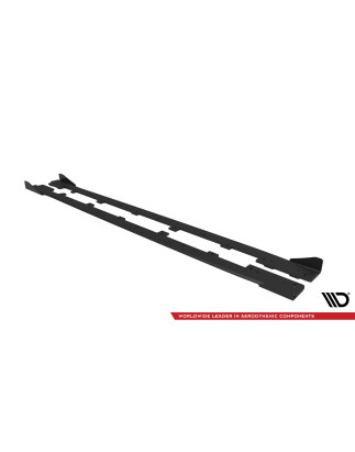 Diffusori minigonne street pro + Flaps Subaru WRX STI Mk1 (Cod. M-SUIM4FWRXSTICNC-SD1B+SF1G)