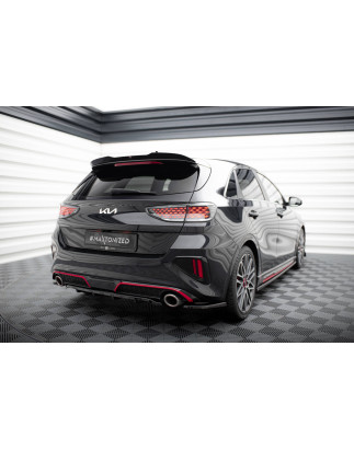Splitter posteriore (con barre verticali) Kia Ceed GT Mk3 Facelift (Cod. M-KI-CE-3F-GT-RD1G+RD2G)