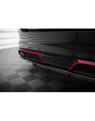 Splitter posteriore (con barre verticali) Kia Ceed GT Mk3 Facelift (Cod. M-KI-CE-3F-GT-RD1G+RD2G)