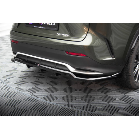 Splitter posteriore (con barre verticali) Lexus NX F-Sport Mk2 (Cod. M-LE-NX-2-FSPORT-RD1G+RD2G)