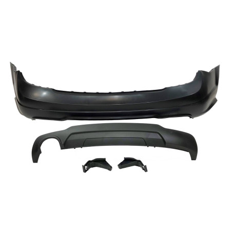 Paraurti Posteriore Mercedes W204 07-13 2-4P 1 Scarico Look AMG ABS (Cod. E-TCM0178)