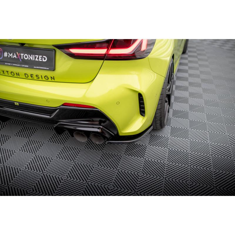 Splitters posteriori laterali V.10 (Sottop. Post. v.2) BMW 1 M-Pack /  M135i / 128ti F40 (Cod. M-BM-