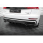 Splitter posteriore (con barre verticali) Audi Q8 S-Line Mk1 (Cod. M-AU-Q8-1-SLINE-RD1G+RD2G)