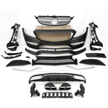 Kit Estetico Mercedes W205 2014-2018 2 Porte Look AMG C63 (Cod. E-TCM0200016101641)