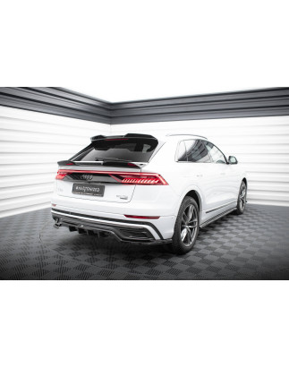 Splitter posteriore (con barre verticali) Audi Q8 S-Line Mk1 (Cod. M-AU-Q8-1-SLINE-RD1G+RD2G)