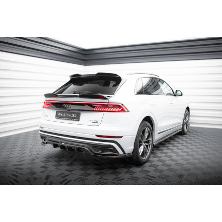 Splitter posteriore (con barre verticali) Audi Q8 S-Line Mk1 (Cod. M-AU-Q8-1-SLINE-RD1G+RD2G)