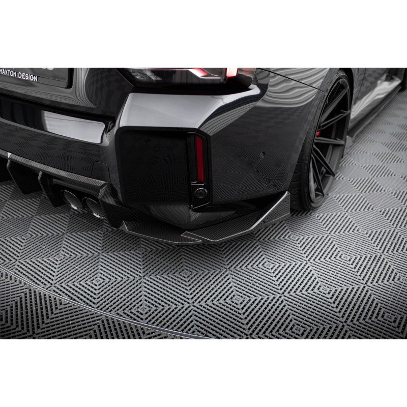  Splitters posteriori laterali in fibra di carbonio BMW M2 G87 (Cod. M-CF-BM-M2-G87-RSD1-245-P)
