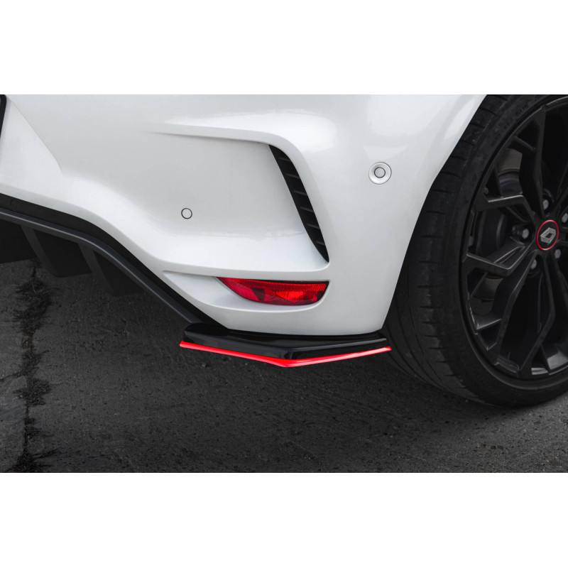 Splitters posteriori laterali V.2 Renault Megane RS Mk4 (Cod. M-RE-ME-4-RS-RSD1G+RSD1RRED)