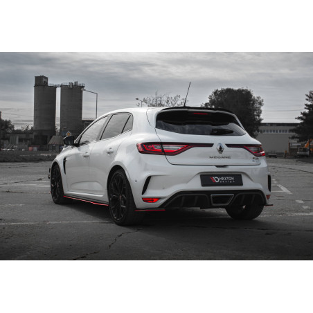 Splitters posteriori laterali V.2 Renault Megane RS Mk4 (Cod. M-RE-ME-4-RS-RSD1G+RSD1RRED)