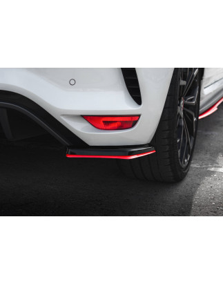 Splitters posteriori laterali V.2 Renault Megane RS Mk4 (Cod. M-RE-ME-4-RS-RSD1G+RSD1RRED)