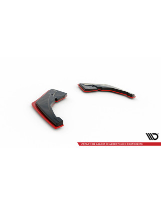 Splitters posteriori laterali V.2 Renault Megane RS Mk4 (Cod. M-RE-ME-4-RS-RSD1G+RSD1RRED)
