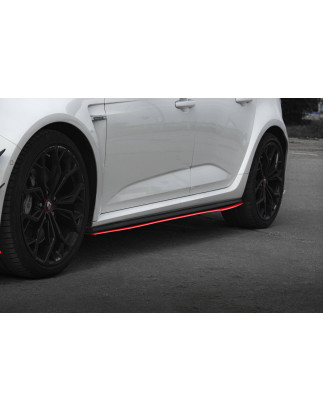 Diffusori minigonne V.2 Renault Megane RS Mk4 (Cod. M-RE-ME-4-RS-SD1RED)