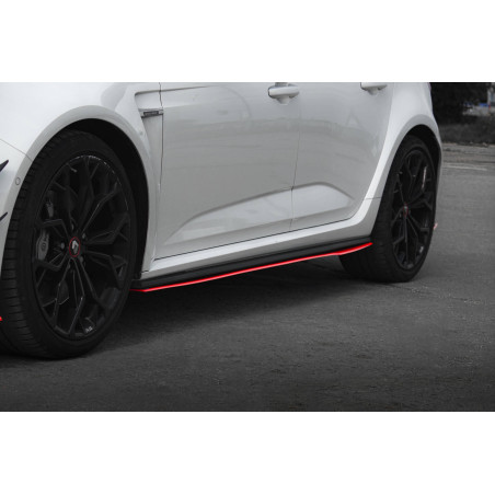 Diffusori minigonne V.2 Renault Megane RS Mk4 (Cod. M-RE-ME-4-RS-SD1RED)