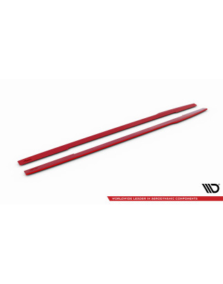 Diffusori minigonne V.2 Renault Megane RS Mk4 (Cod. M-RE-ME-4-RS-SD1RED)