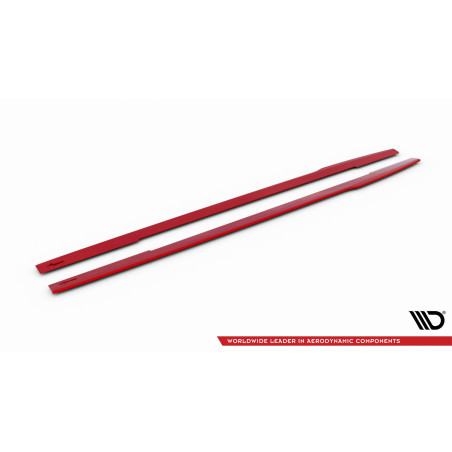 Diffusori minigonne V.2 Renault Megane RS Mk4 (Cod. M-RE-ME-4-RS-SD1RED)
